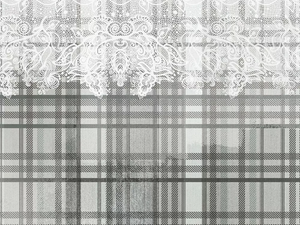 GILDA - Tartan textile effect wallpaper _ Adriani e Rossi edizioni